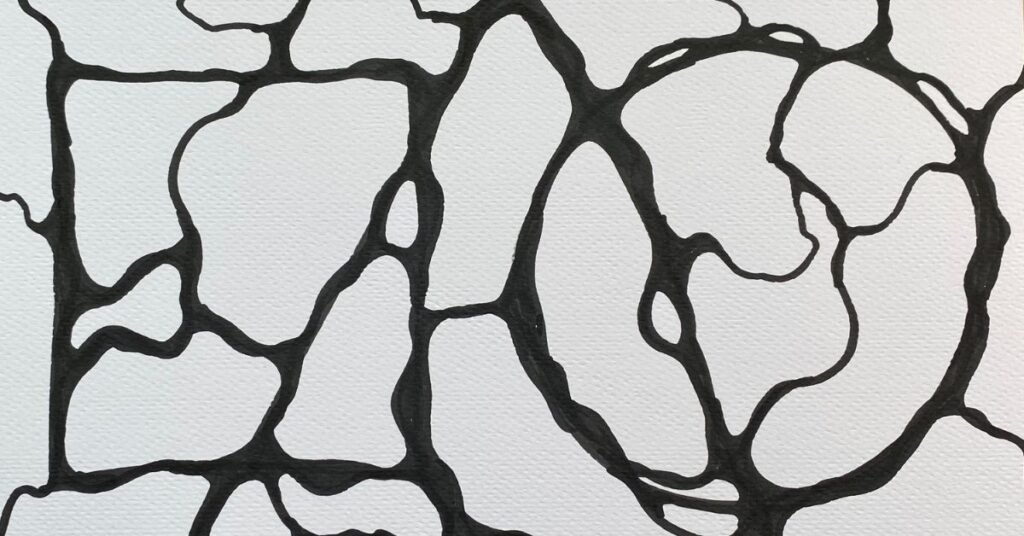 Lines being rounded in a drawing