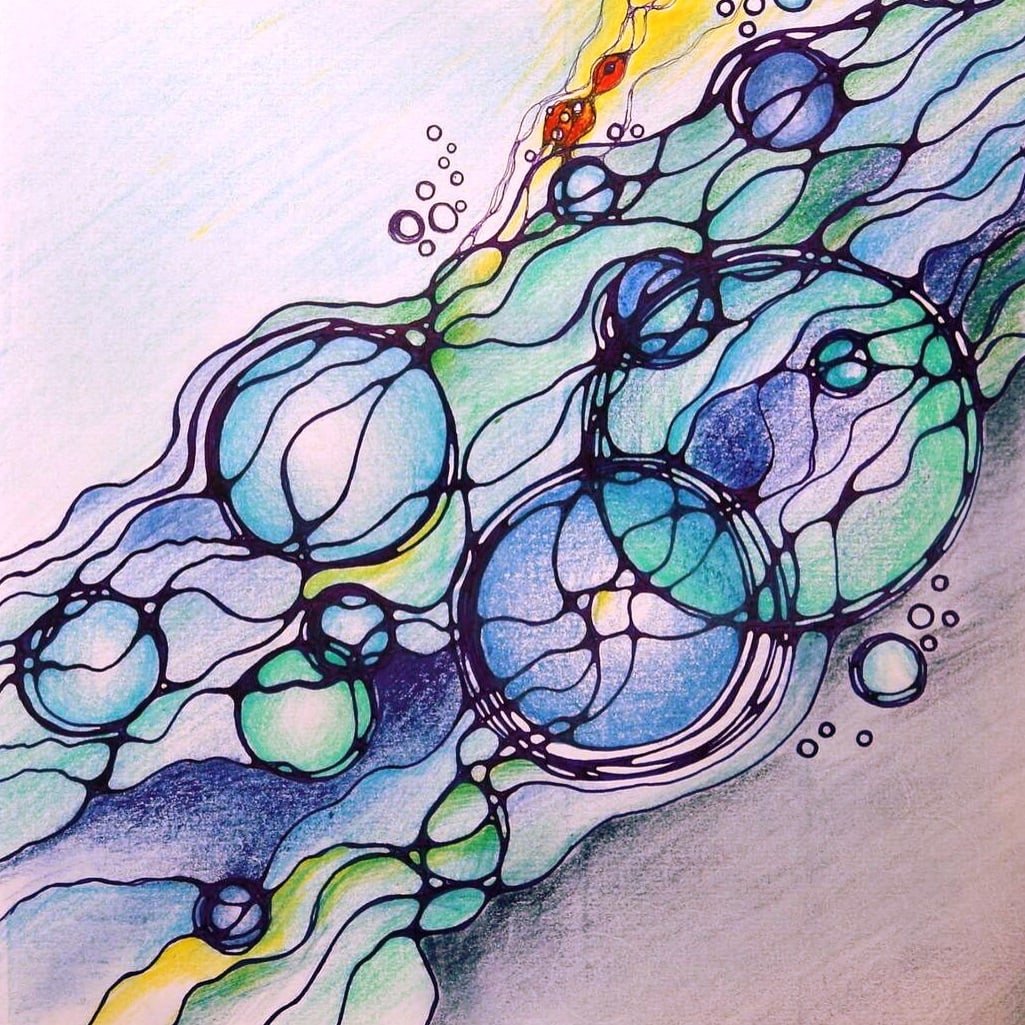 A drawing made in an ExpansionInk session